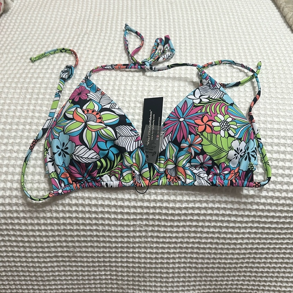 Berry beach string bikini top